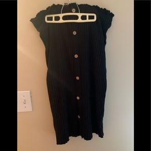 Rue+ black strapless dress. Size 1X